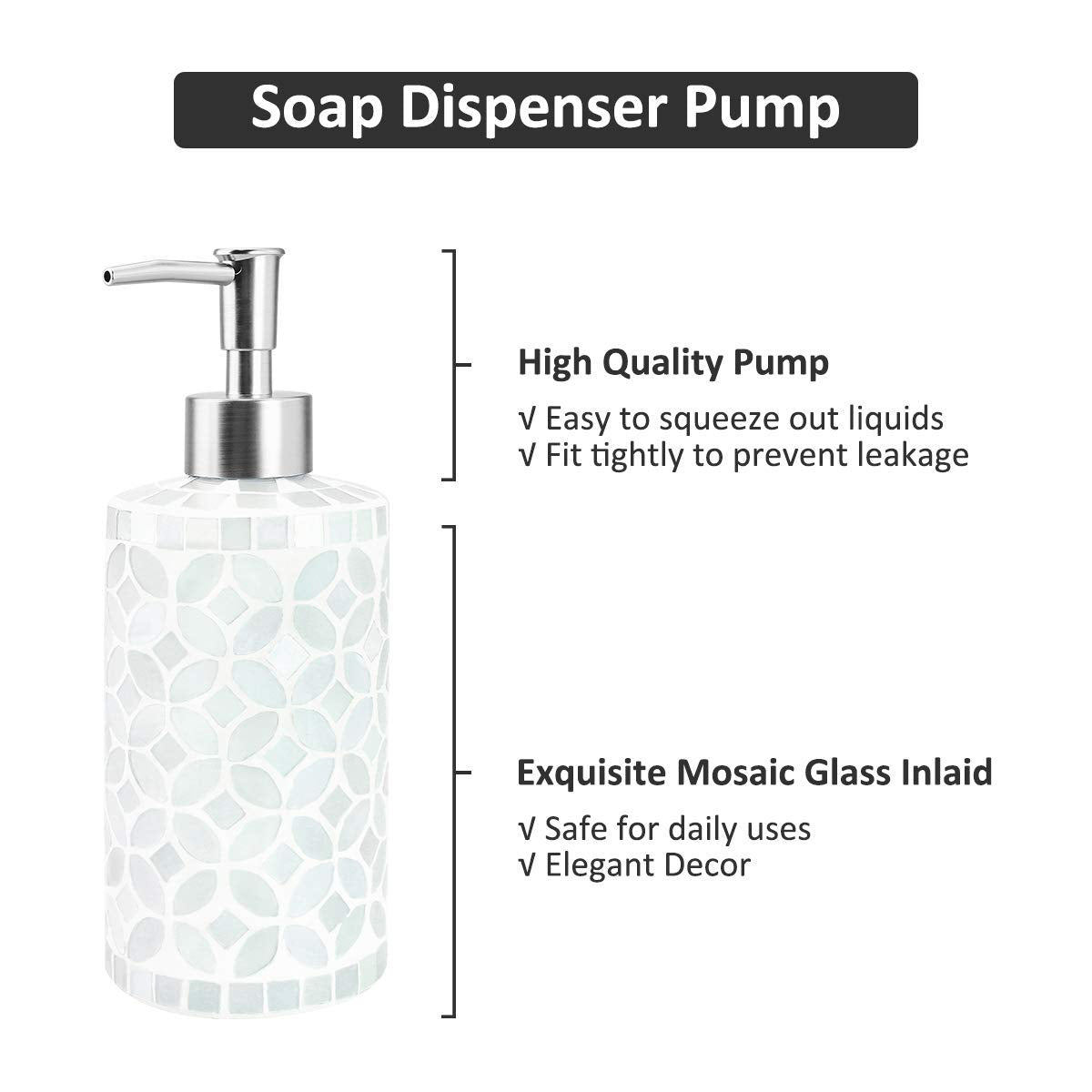 Pearl White  Copper Leaf Tile Method Handmade Red Glass Mosaic Bathroom Accessories Set