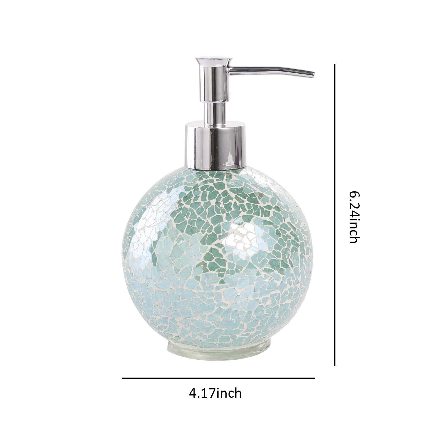 Glass Mosaic Bathroom Accessories Set