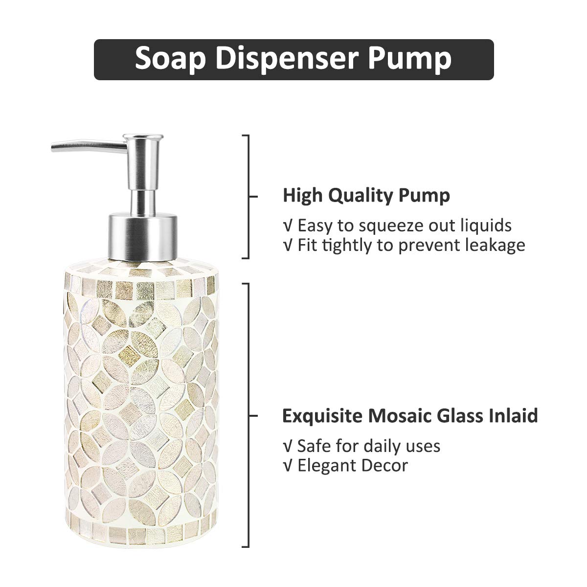 Shiney Grey Tile Handmade Glass Mosaic Bathroom Accessories Set 4 for Wholesale