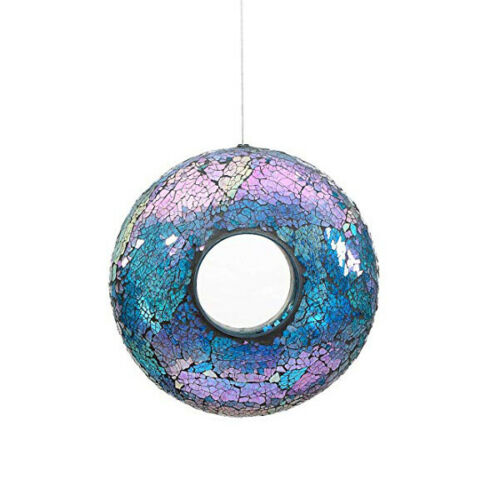 Handcrafted Glass Mosaic Bird Feeder – Garden Decoration