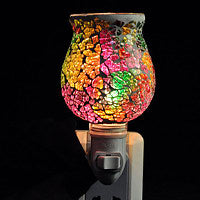 glass mosaic night light

mosaic plug in night light

decorative night light

colorful mosaic lamp

handcrafted glass night light

ambient accent lighting

home décor night light

gift decorative lighting