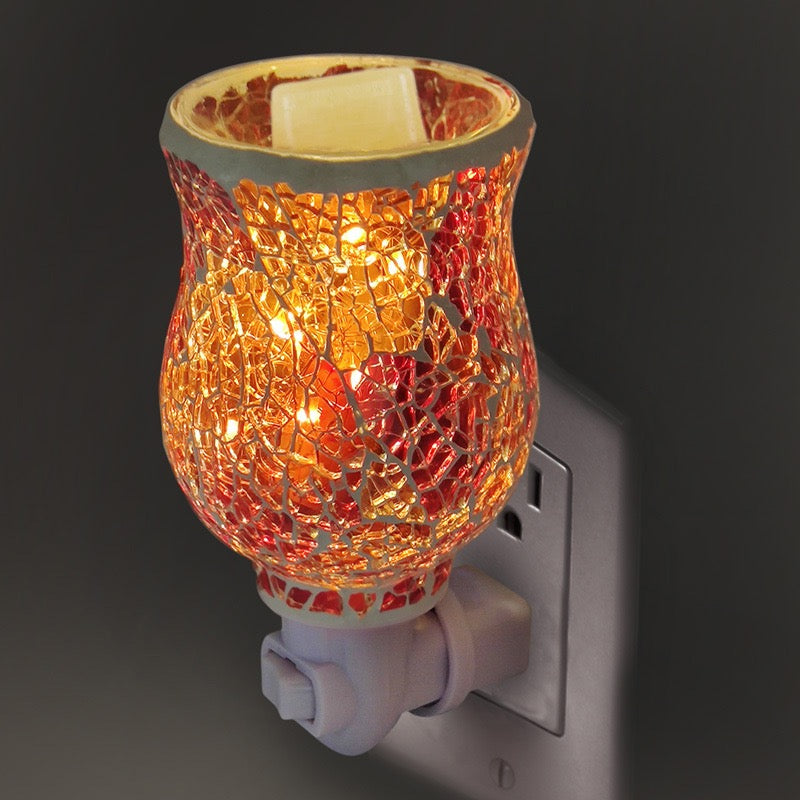 glass mosaic night light

mosaic plug in night light

decorative night light

colorful mosaic lamp

handcrafted glass night light

ambient accent lighting

home décor night light

gift decorative lighting