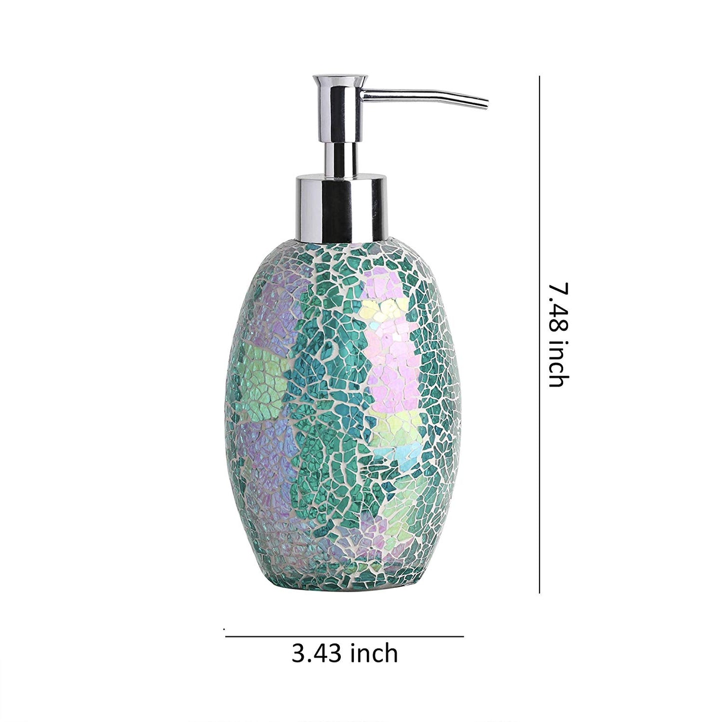 handmade glass mosaic bathroom accessories