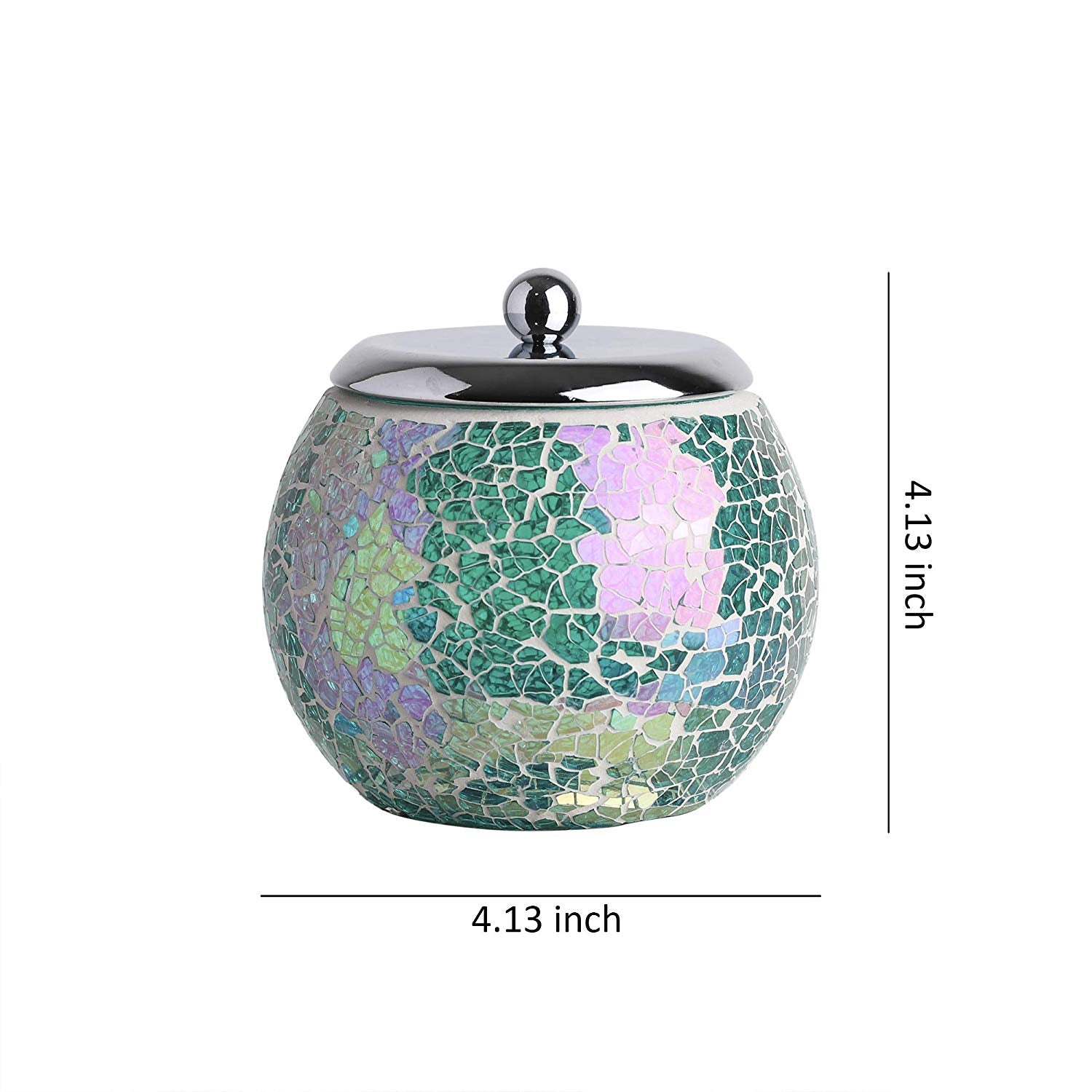 handmade glass mosaic bathroom accessories