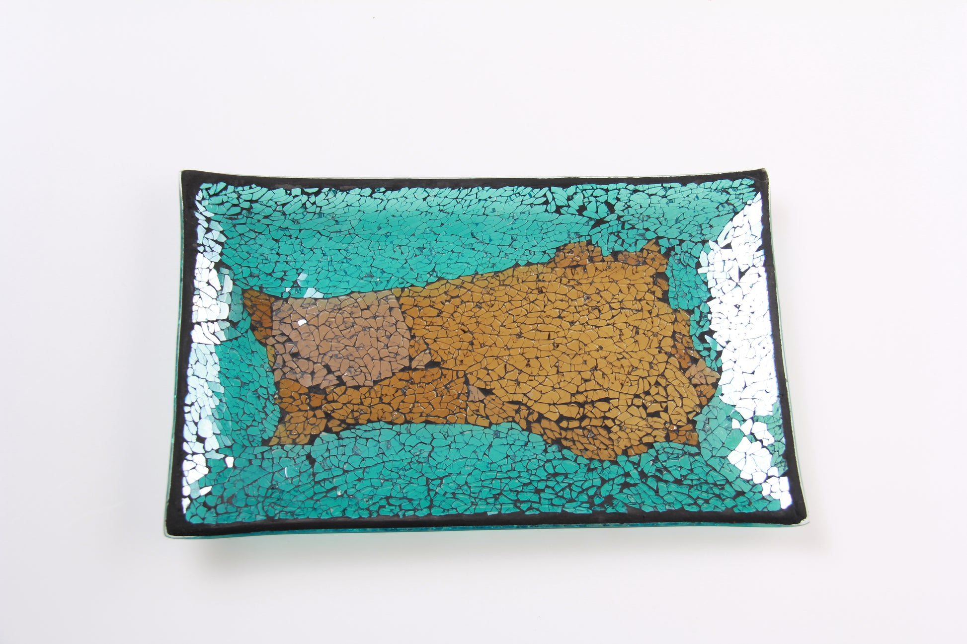 handmade glass mosaic bathroom accessories