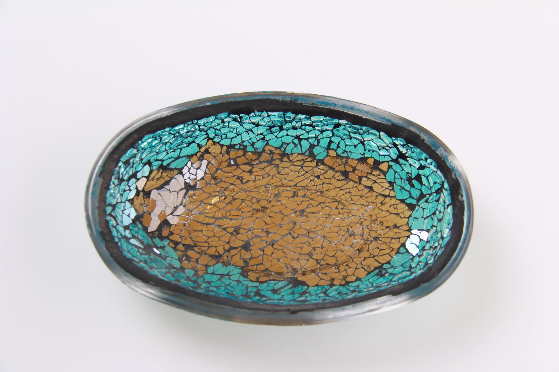 handmade glass mosaic bathroom accessories