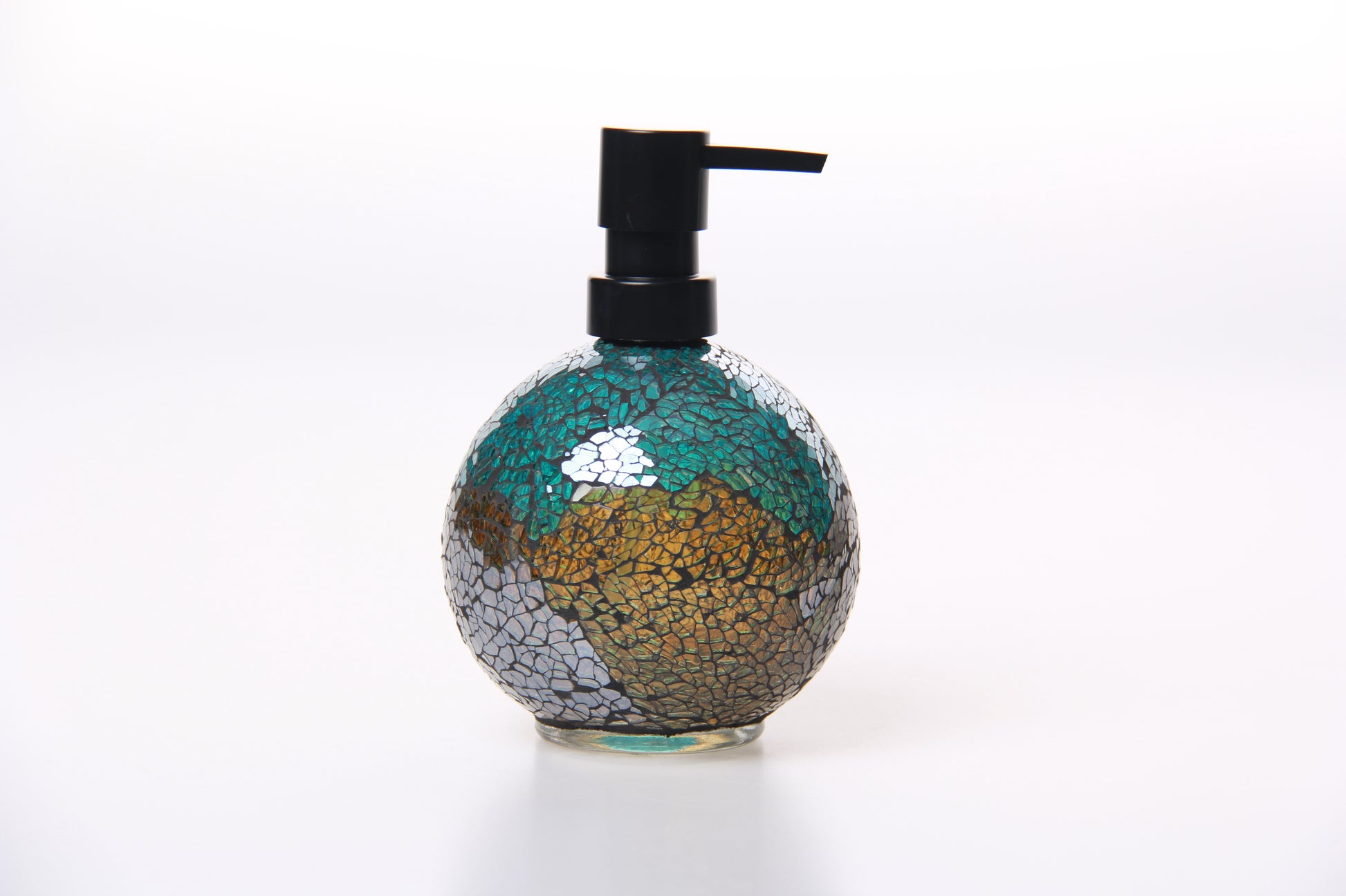 handmade glass mosaic bathroom accessories