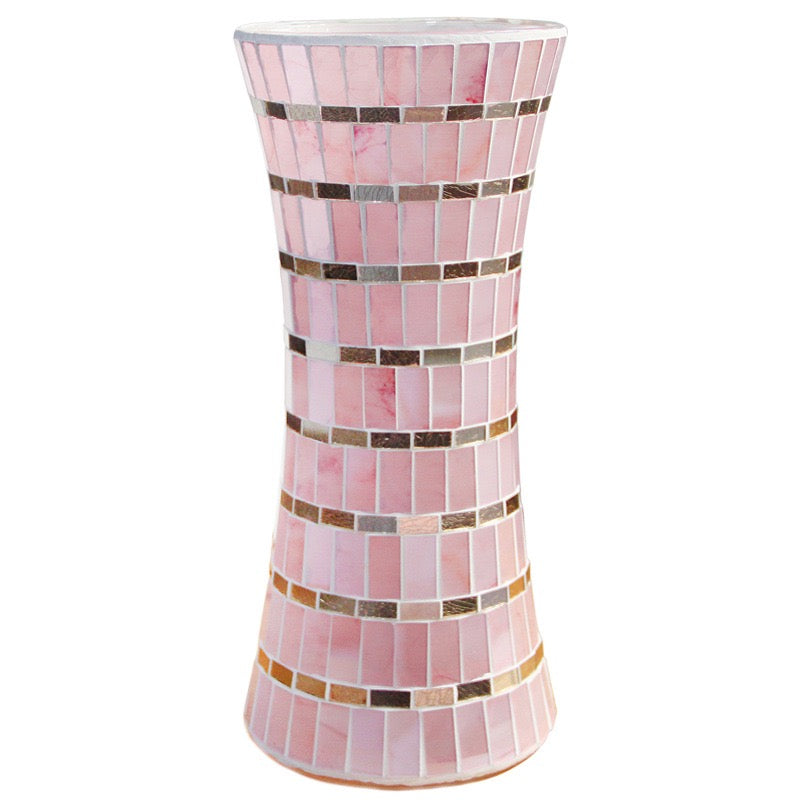 Handmade Mosaic Glass Vase – Centerpiece & Decorative Accent for Hotels, Restaurants & Events