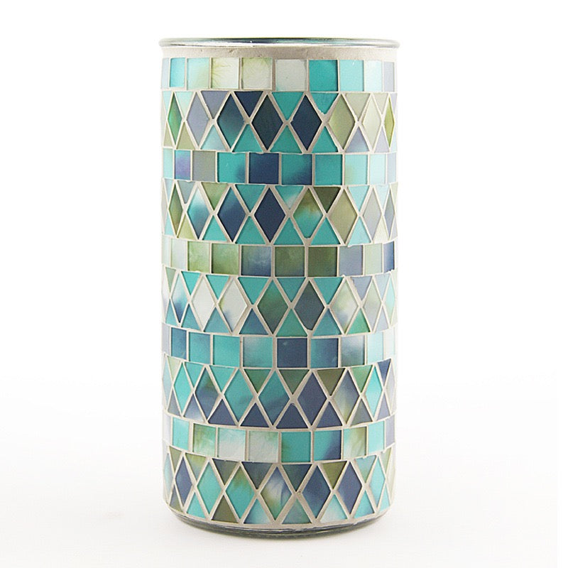 Premium Mosaic Glass Vase – Elegant Centerpiece for Supermarkets, Boutiques & Hospitality